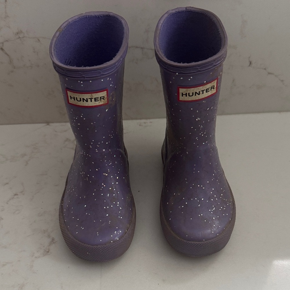 Hunter Speckled Lavender Boots